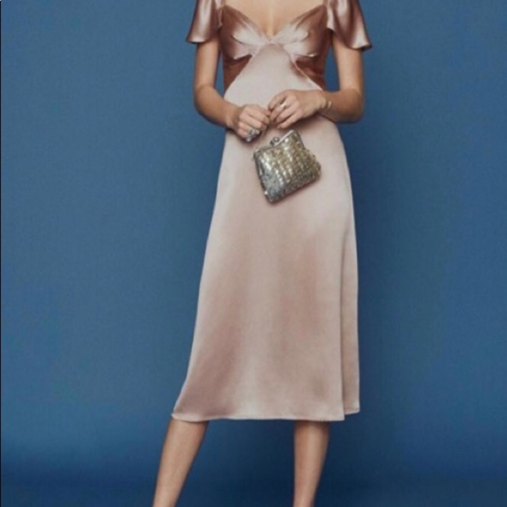 Reformation silk Kaylee Dress